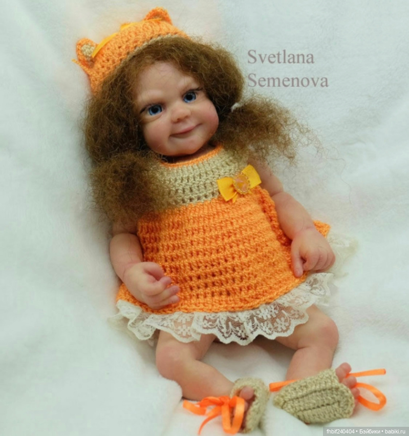 Силиконовая малышка реборн (фото 2)