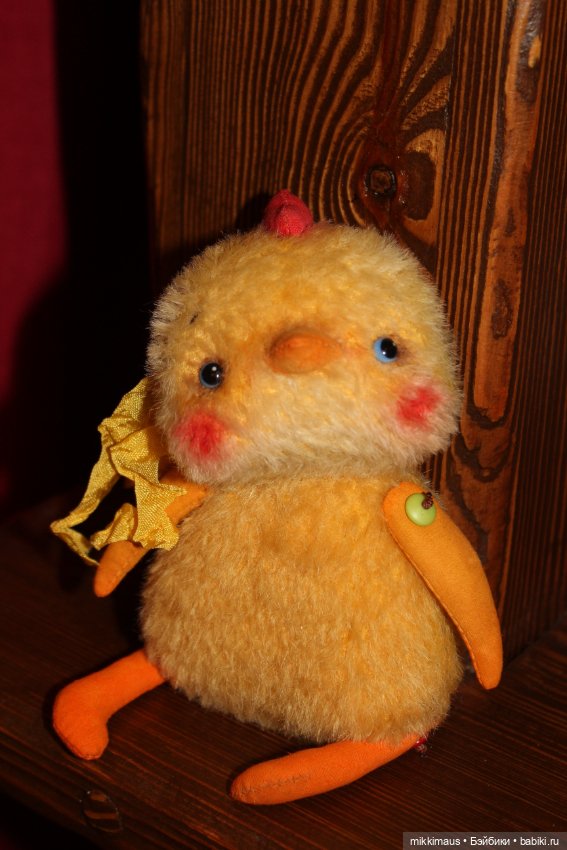 Цыпленок тедди - Помпон — Авторские игрушки (фото 4)