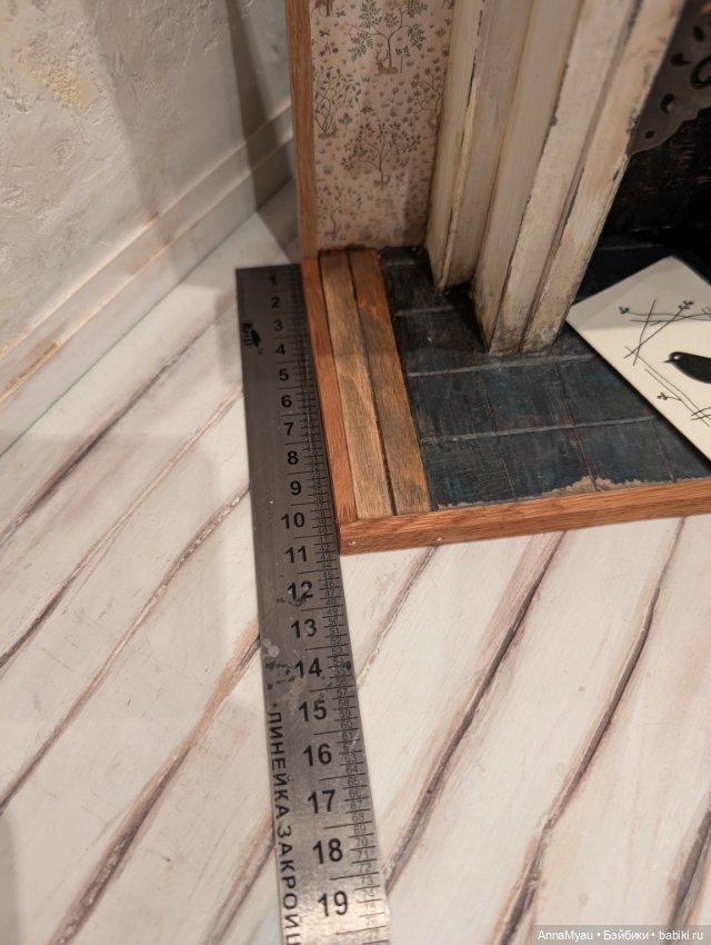 Камин в старом доме — Кукольная мебель (фото 9)