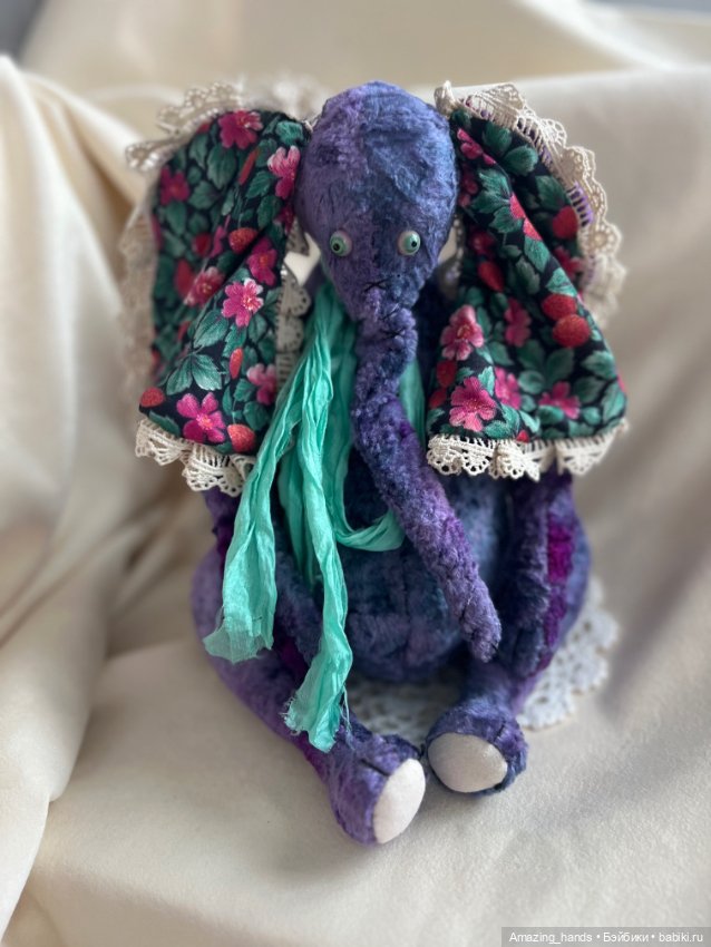 Тедди слон — Авторские игрушки (фото 2)