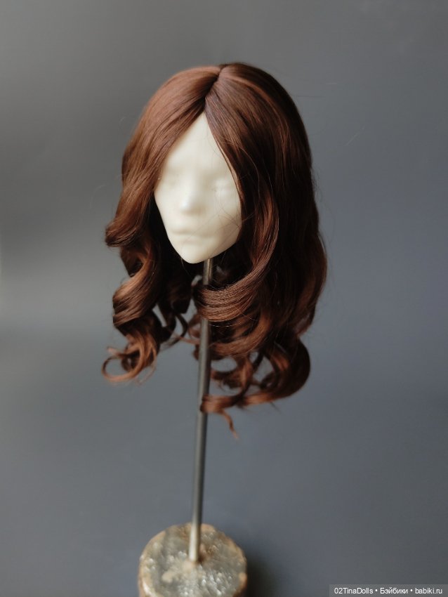 Парики для Chimera, Иден 30 см, кукол Анна Шишкина, Ирина Татарникова и др. с объемом 11.7-12 см (фото 3)