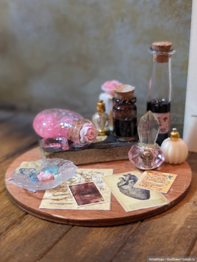 Миниатюрная композиция "любовное зелье" (фото 2)