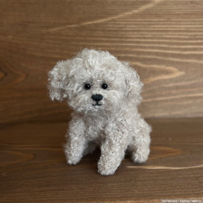 Кудрявый щенок. Друг для куклы (фото 4)
