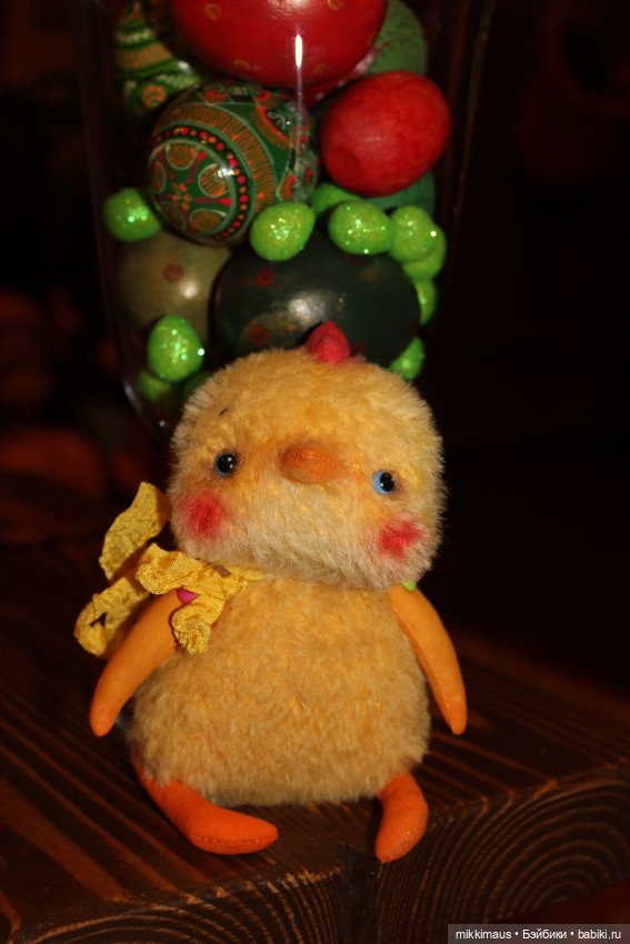 Цыпленок тедди - Помпон — Авторские игрушки (фото 8)