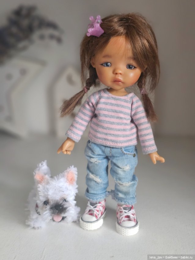 Вестик щеночек миниатюра для кукол