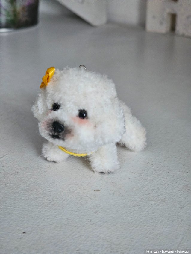 Бишон фризе миниатюра для кукол (фото 5)