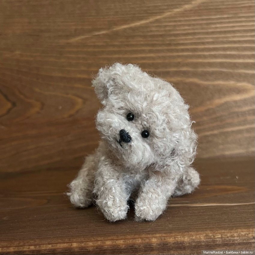 Кудрявый щенок. Друг для куклы