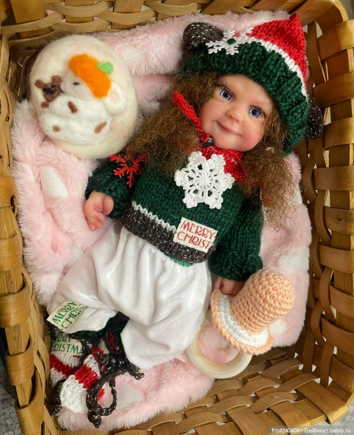 Силиконовая малышка реборн (фото 7)