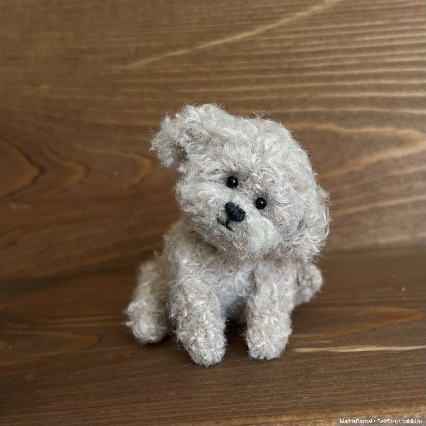 Кудрявый щенок. Друг для куклы (фото 3)