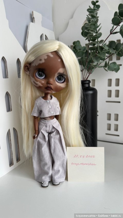 Кастом блайз с витилиго. Наоми (фото 7)