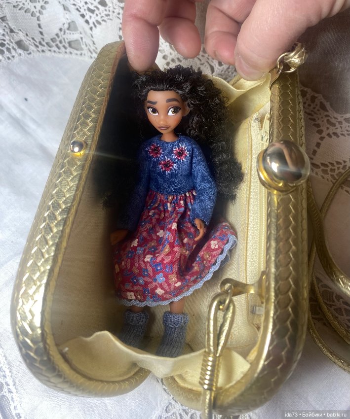 Сумка-переноска для кукол около 15 см (фото 5)