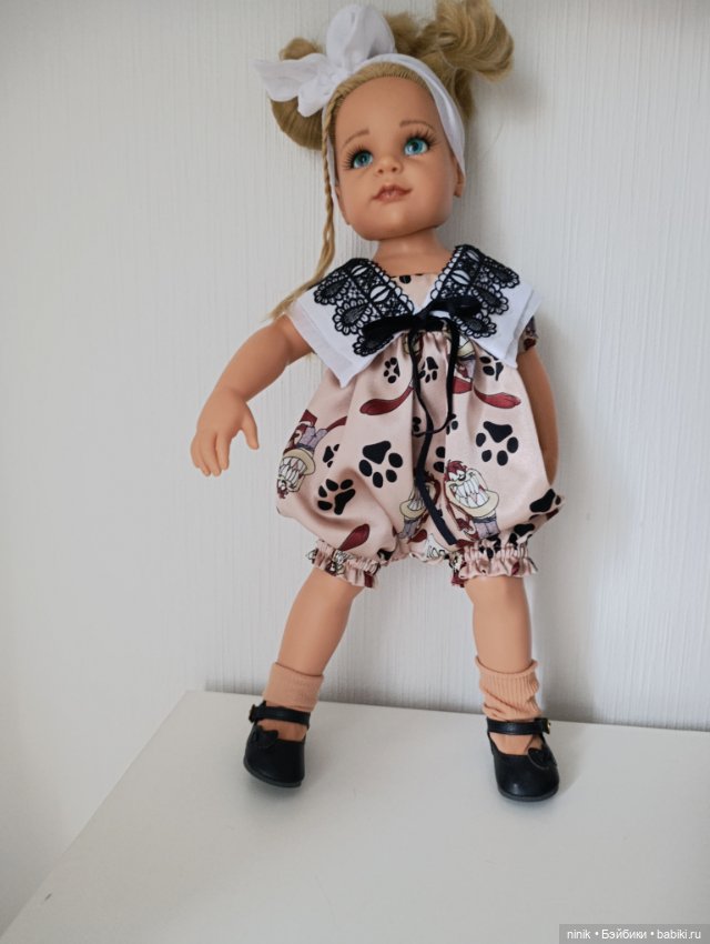 Крепдешиновые комбинезоны на куклу Готц 48-52 см