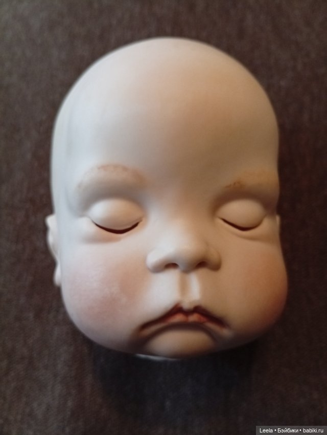 Головка-реплика спящего малыша (фото 2)