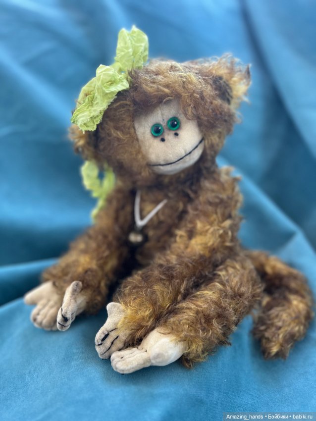 Обезьяна Анфиса — Авторские игрушки (фото 6)