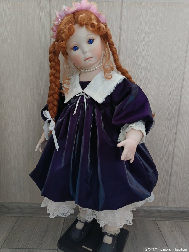Фарфоровая коллекционная редкая кукла (фото 2)