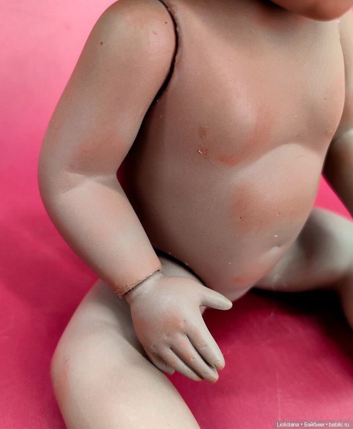 Кукла фарфоровая Малышка-африканка от Jeanne Singer OOAK