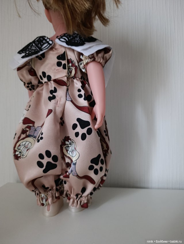 Крепдешиновые комбинезоны на куклу Готц 48-52 см