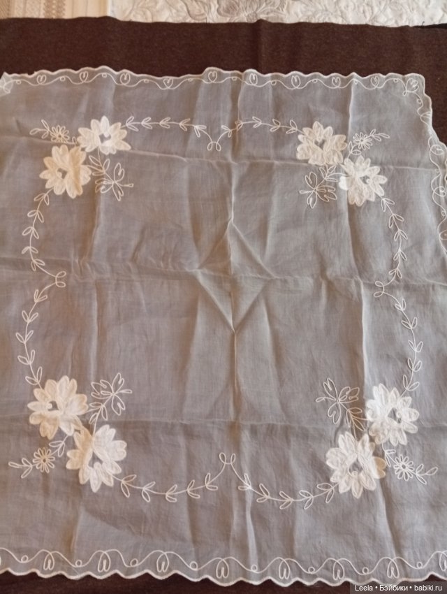 Тонкий хлопковый шифон — Другое для антикварных кукол