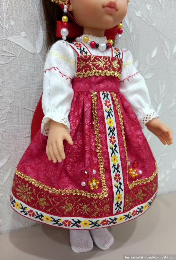 Костюм в русском стиле для Паолы (фото 5)