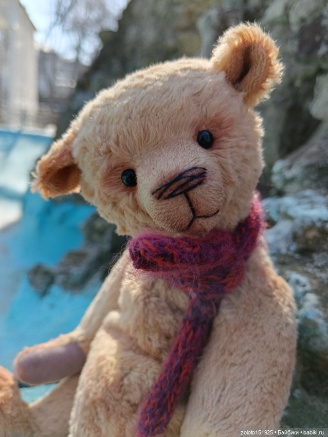 Мишка тедди ручная работа (фото 2)