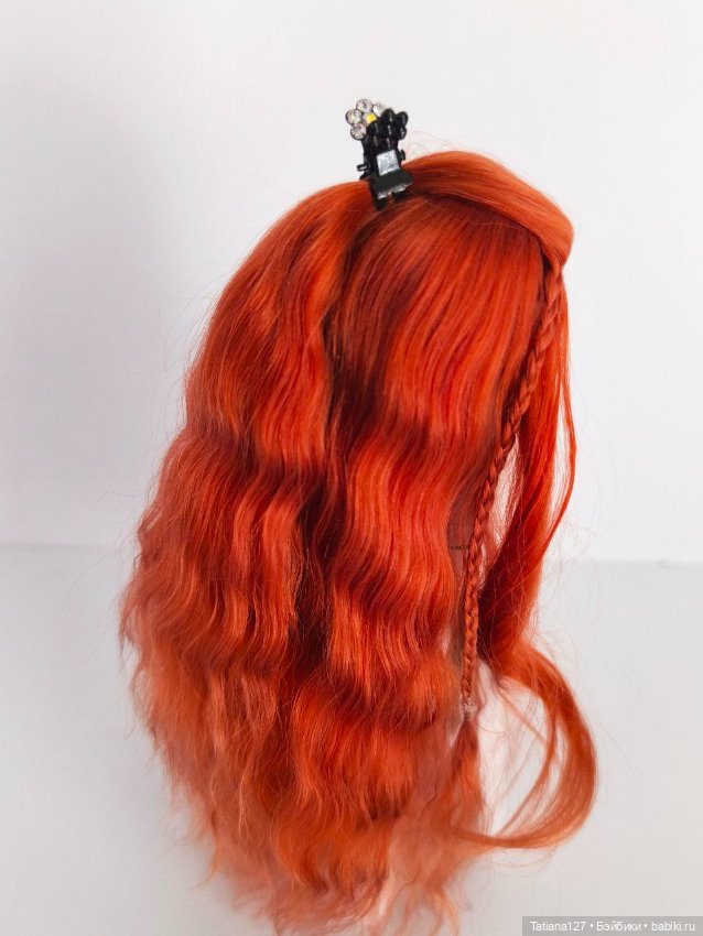 Парик из натуральных локонов козы . ОГ - 12см (фото 5)