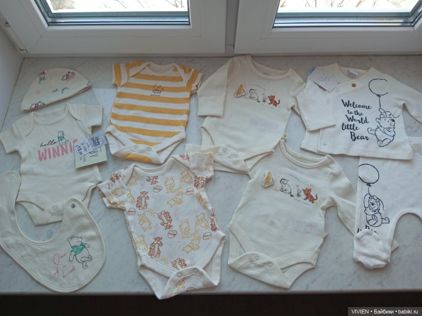 Лот одежды для куклы Винни Пух 8