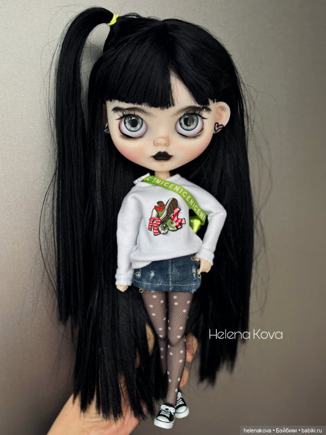Кукла Блайз Кастом брюнетка (фото 5)