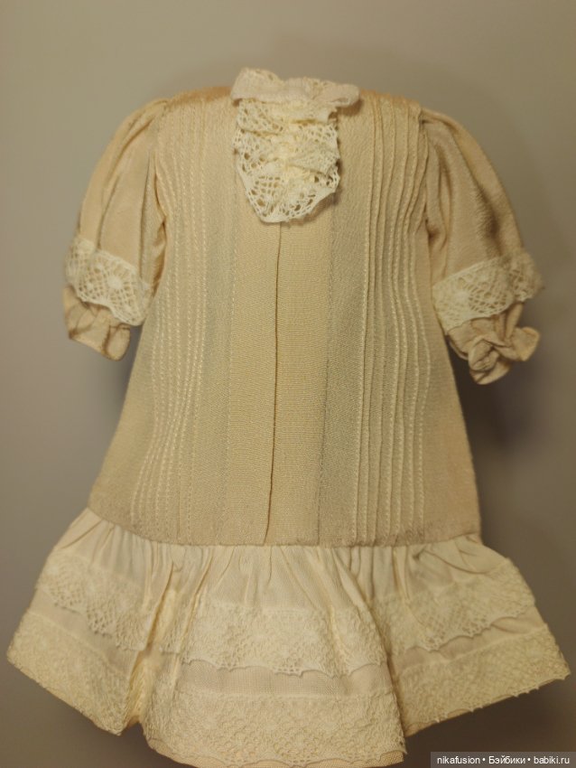Платье на антикварную или винтажную куклу рост 28-30 см (фото 2)