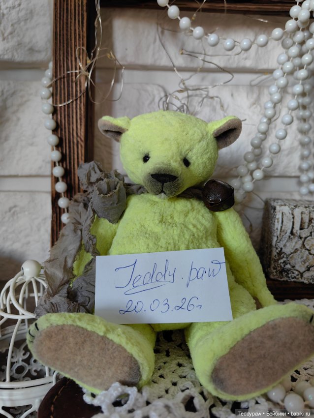 Мишка Лимончик 🍋 — Авторские игрушки (фото 6)