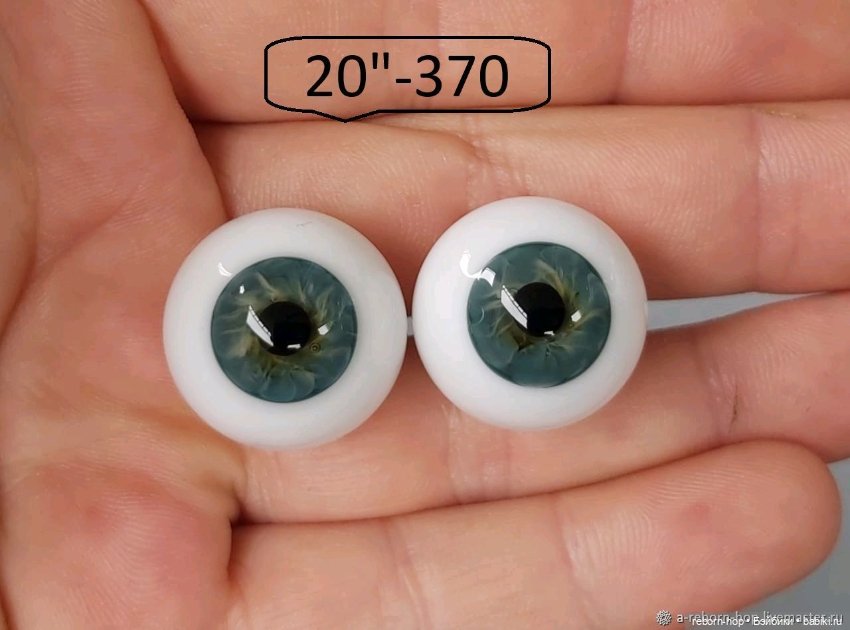 20"- глаза стекло для коллекц . кукол (фото 4)