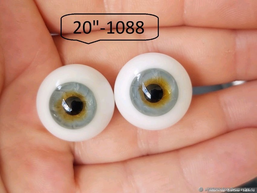 20"- глаза стекло для коллекц . кукол (фото 8)