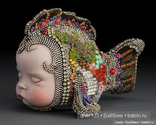 Головка-реплика спящего малыша (фото 4)