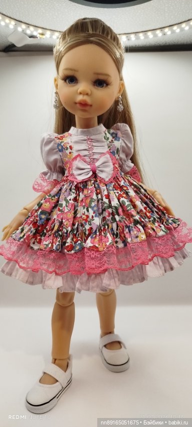 Платье для кукол Паола Рейна 32-34 см и им подобным (фото 6)