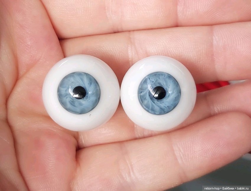 22"-1852, 1854, 1849,1850,1851 . глаза стекло для коллекц. кукол (фото 4)