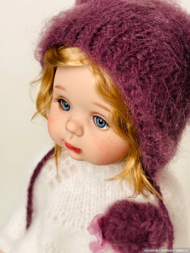 Блондиночка Стеша, авторская шарнирная кукла из полиуретана, фулсет (фото 3)