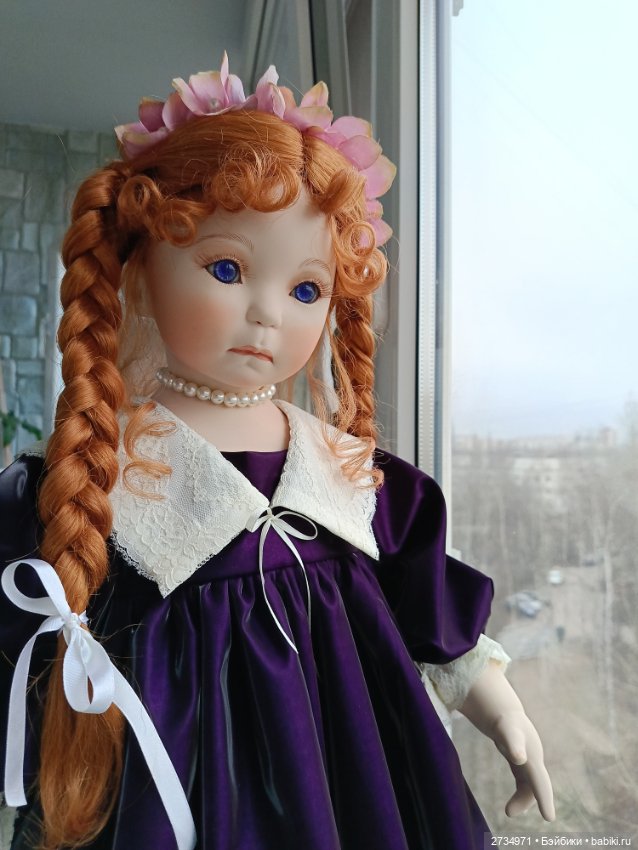 Фарфоровая коллекционная редкая кукла