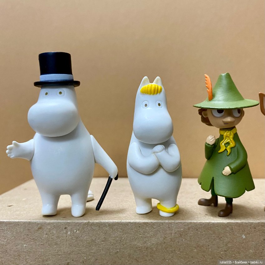 Moomin фигурки Муми-троллей из разных серий (фото 2)