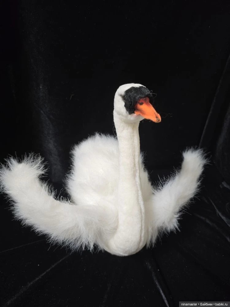 Шикарный лебедь от Hansa — Игрушки для детей (фото 2)