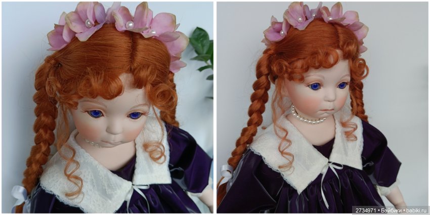 Фарфоровая коллекционная редкая кукла (фото 6)