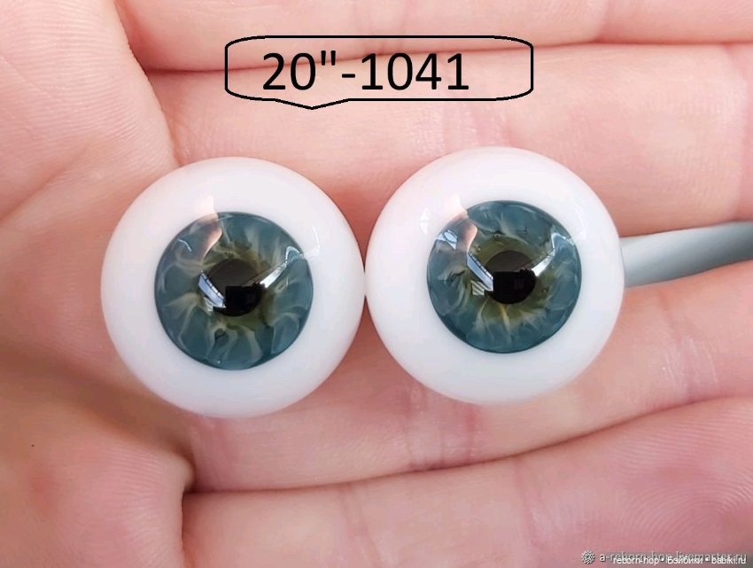 20"- глаза стекло для коллекц . кукол