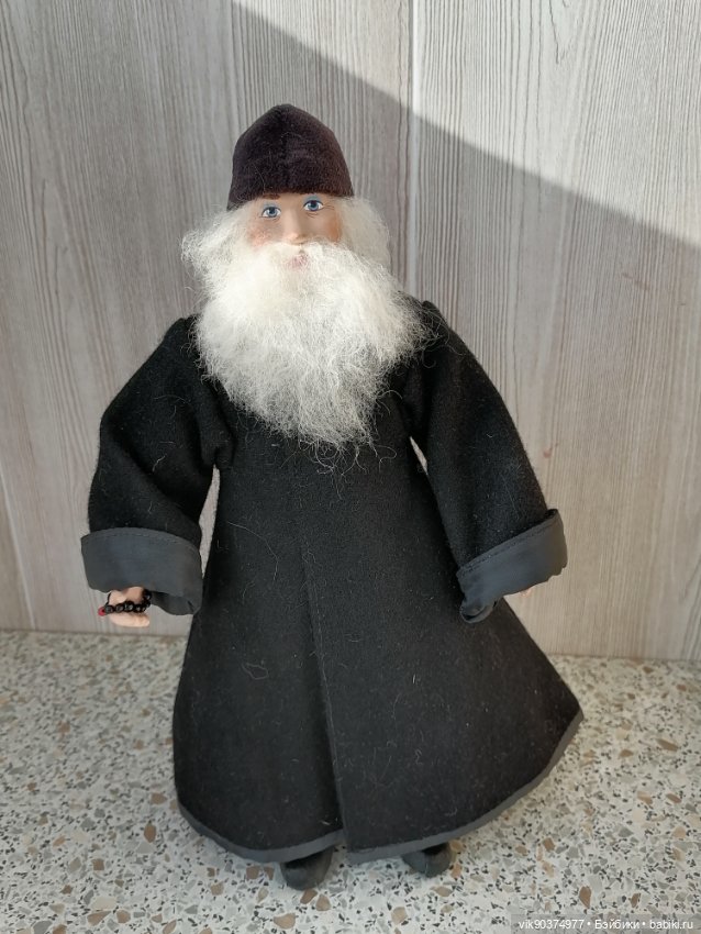 Батюшка Тихон , авторская кукла