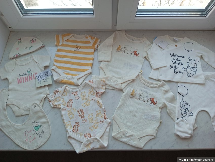 Лот одежды для куклы Винни Пух 8