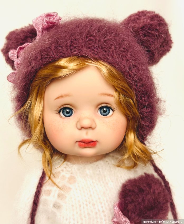 Блондиночка Стеша, авторская шарнирная кукла из полиуретана, фулсет (фото 2)