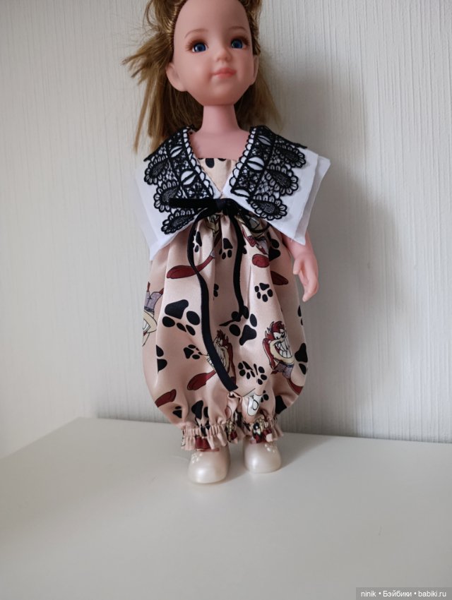Крепдешиновые комбинезоны на куклу Готц 48-52 см