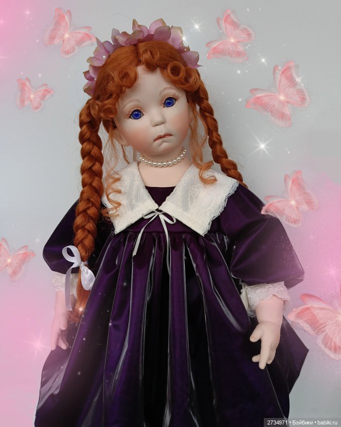 Фарфоровая коллекционная редкая кукла (фото 5)