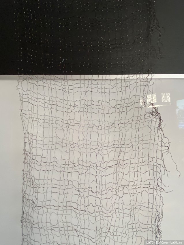 АНТИКВАРНАЯ ШЛЯПНАЯ ВУАЛЬ 80 х 30 см черная с белыми мушками (фото 8)