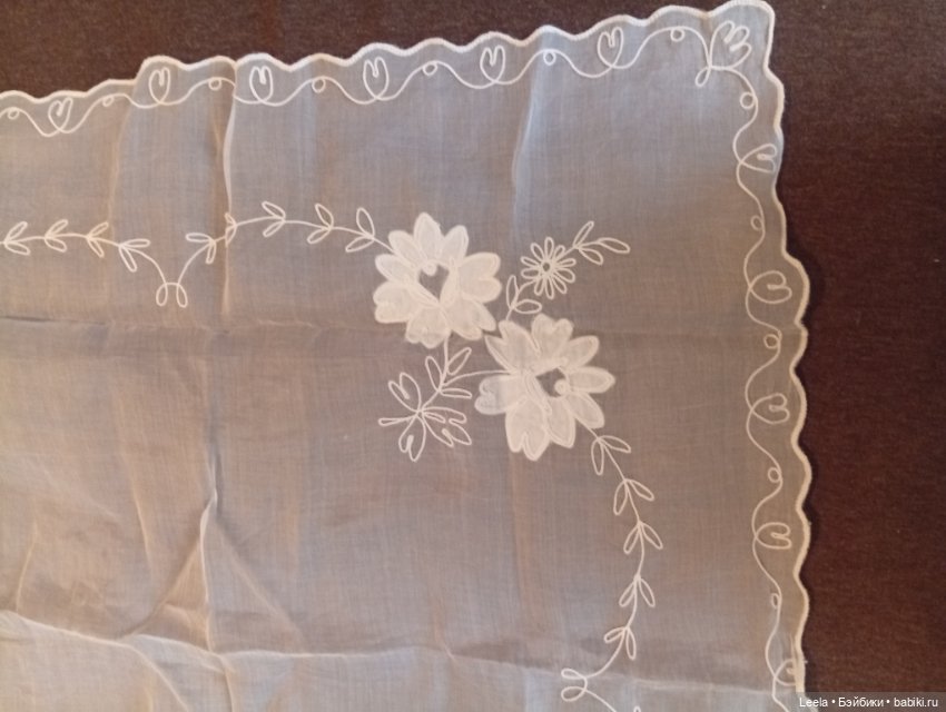 Тонкий хлопковый шифон — Другое для антикварных кукол (фото 2)