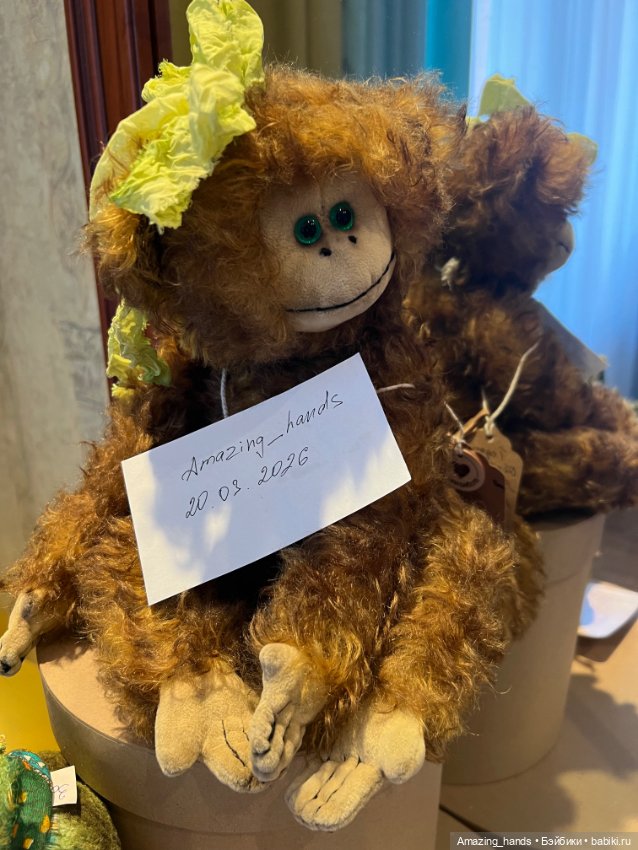 Обезьяна Анфиса — Авторские игрушки (фото 7)