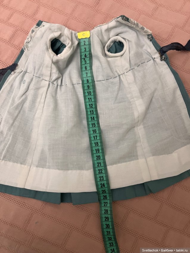 Платье для антикварной куклы (фото 6)