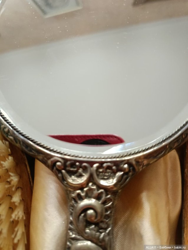 Старинный серебряный набор , покупала для антикварной куклы